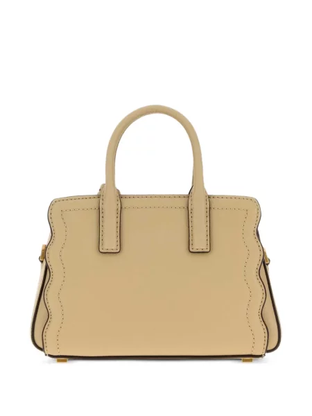 Szarvasbőr kézitáska Michael Michael Kors autogrammal barna
