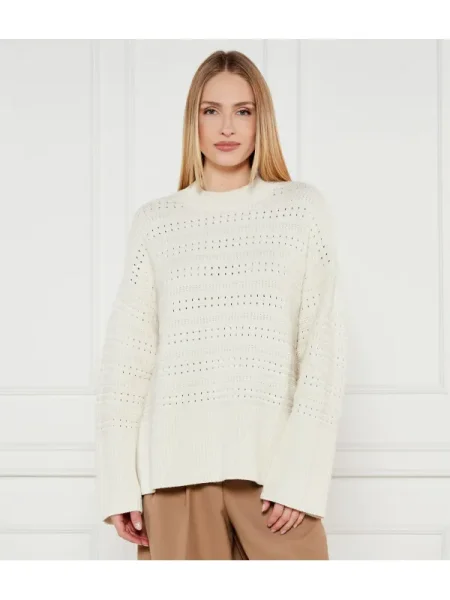 Samsøe Samsøe Pulover | Relaxed fit | cu adaos de in