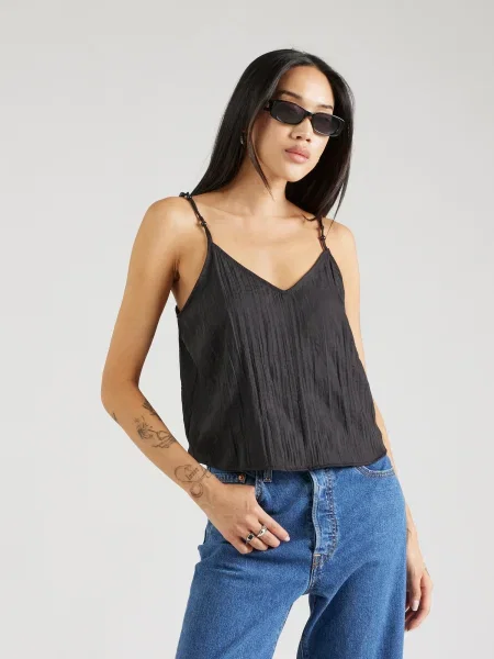 ABOUT YOU Top Flora' negru