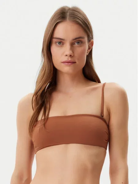 Calvin Klein Swimwear Góra od bikini brązowy