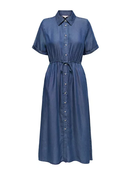 ONLY Rochie tip bluză ONLCHARIS denim albastru