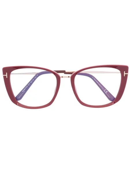 Ochelari de soare pătrați Tom Ford Eyewear roșu