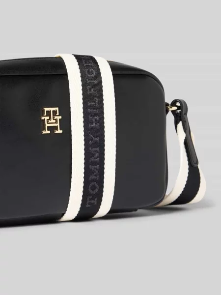Tommy Hilfiger torba na ramię Kobiety Sztuczna skóra jednolity ONE SIZE czarny