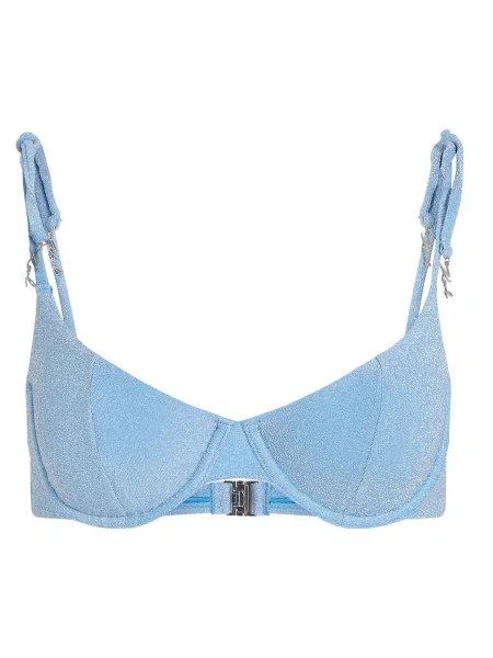 Karl Lagerfeld Bikini zgornji del svetlo modra