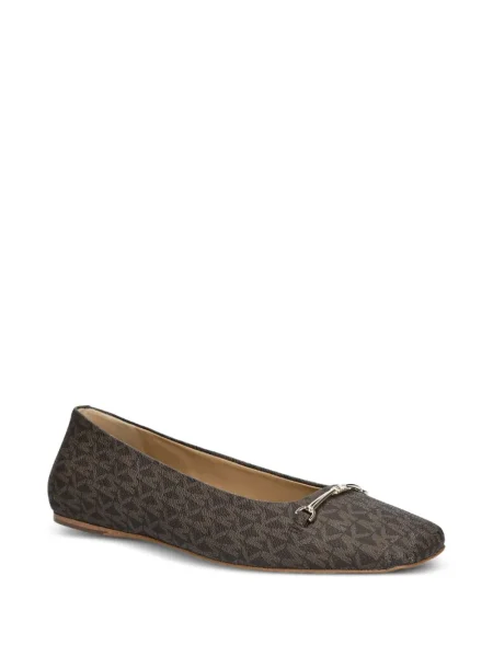 Portofel Michael Michael Kors din piele cu imagine cu model floral alb