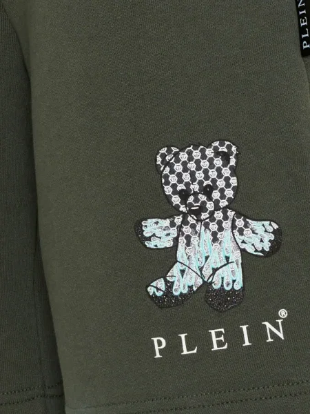 Szorty dziecięce Philipp Plein zielone