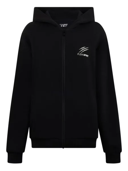 Суичър с качулка Plein Sport черно