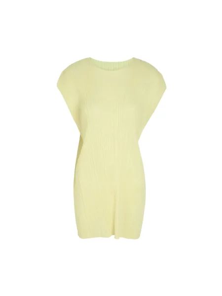 Sukienka mini Issey Miyake żółta