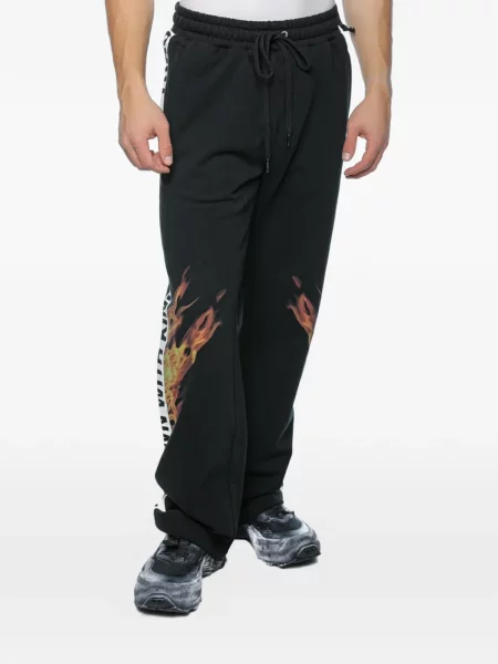 Pantaloni Ksubi cu imagine alergare gri