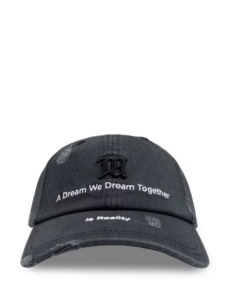 Haftowana czapka z daszkiem Misbhv szara