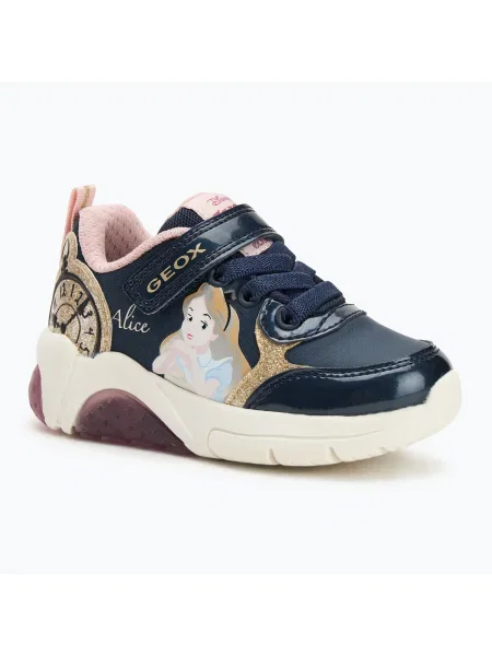 Pantofi pentru copii Geox Fadinlight dark navy/platinum marină
