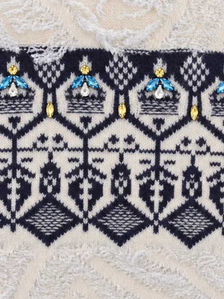 Vestă Liu Jo cu broderie din jacard