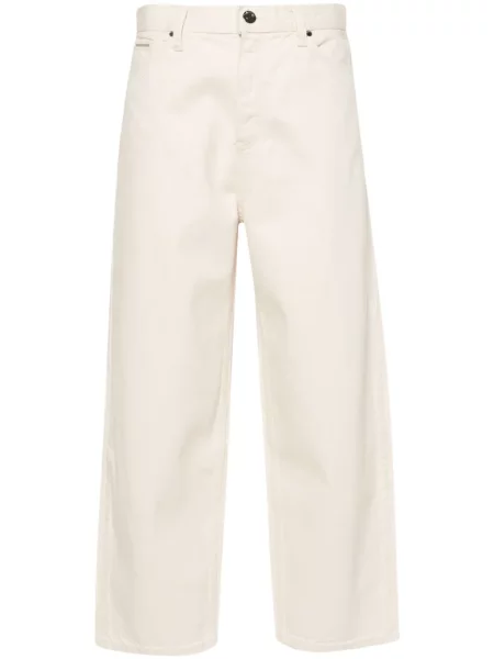 Jeansy Calvin Klein z wysoką talią o krotszym kroju