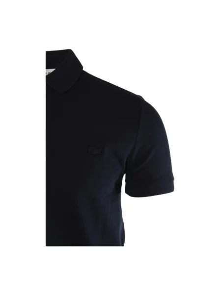 Polo Lacoste Paris Regular Fit z krótkim rękawem w kolorze granatowym XS niebieska