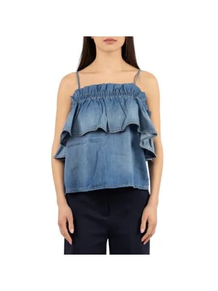 Top Pinko niebieski
