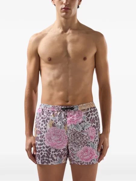 Slip de baie Gcds cu model floral cu imagine