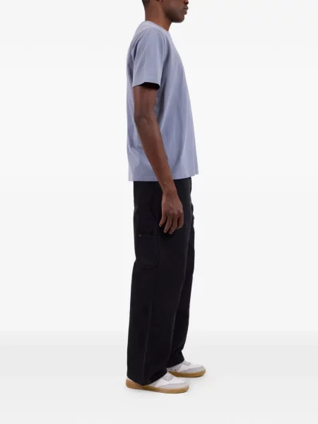 Scurt tricou A.p.c. cu imagine albastru