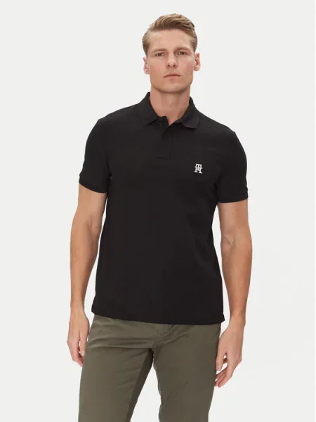 Tommy Hilfiger polo majica crna