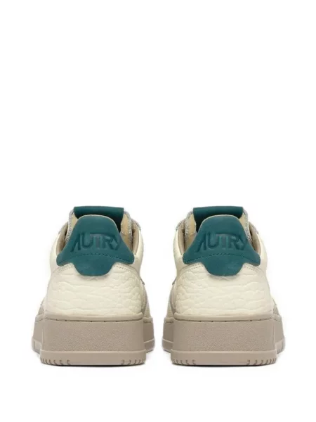 Bőr tollas sneaker Autry szürke