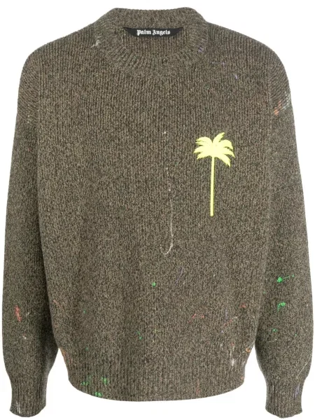 Pulover Palm Angels cu broderie