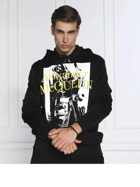 Alexander McQueen Hanorac negru