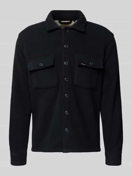 Koszula casualowa o kroju regular fit z kołnierzykiem typu kent model ‘BAKI’ Blend czarna