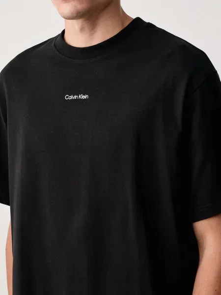 Calvin Klein Jeans тениска мъжка от черно