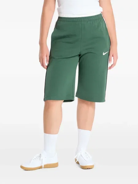 Pantaloni scurți Nike cu dungi verde