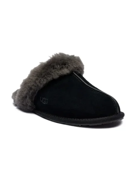 UGG De piele papuci de casă W SCUFFETTE II negru