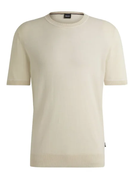 Tricou Boss cu decolteu rotund scurt