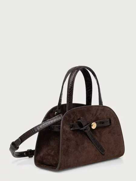 Geantă Tory Burch maro