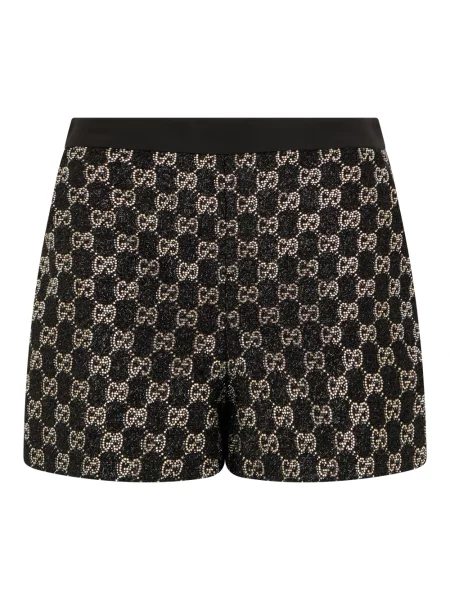 Krótkie szorty Gucci tweedowe czarne
