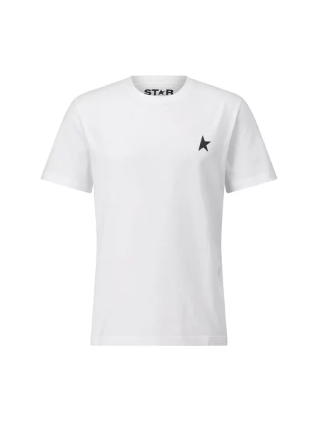 Koszulka Golden Goose z logo biała