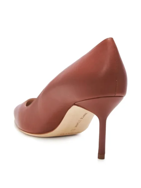 Pantofi cu toc Manolo Blahnik maro
