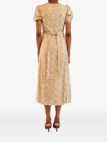 Rochie midi Reformation cu model floral cu imagine