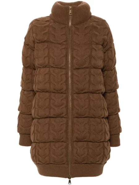 Palton Max Mara tricotate maro