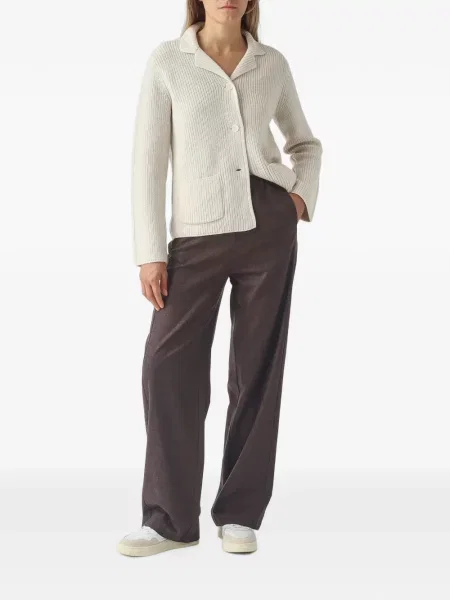 Cardigan Gran Sasso tricotate alb