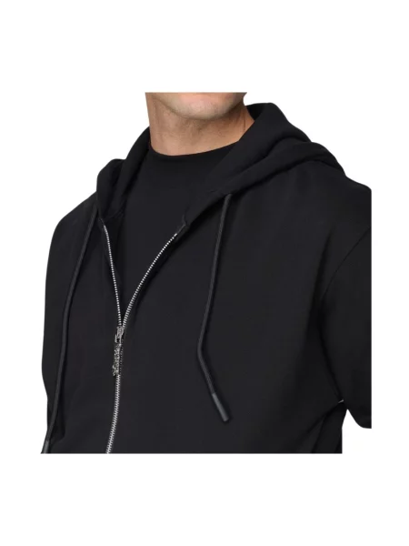Bluza z kapturem Disclaimer z kapturem czarna