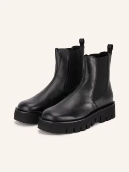 Agl Chelsea Boots Luggie Beat tmavě hnědá