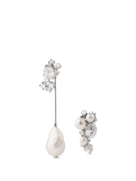 Cercei Givenchy cu perle asimetrice