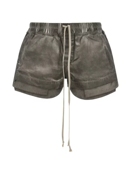 Pantaloni scurți Rick Owens Drkshdw cu cordon gri