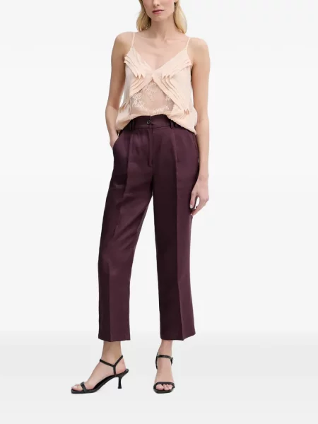 Pantaloni Sisley maro