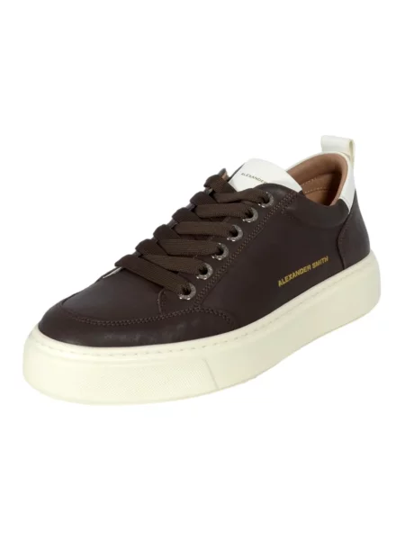 Sneakersy Alexander Smith brązowe