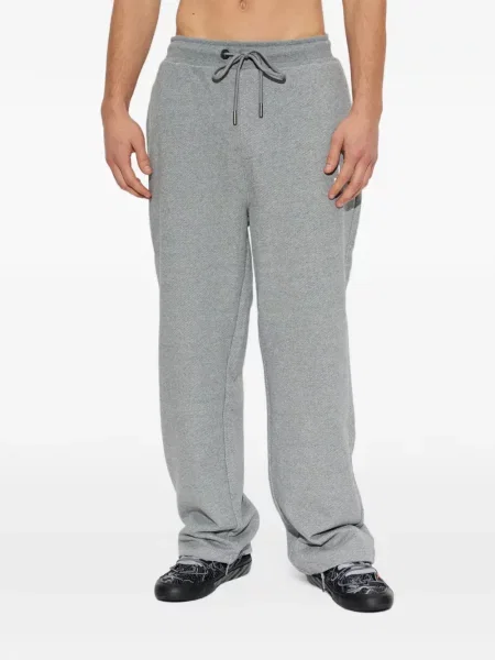 Pantaloni L/ab C/o Off-white cu imagine alergare cu cordon alb