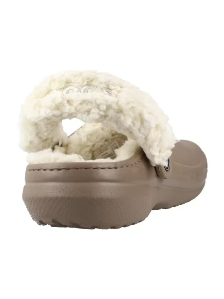 Pantofi Crocs clasici din fleece maro