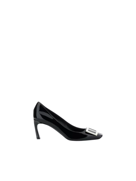 Czółenka Roger Vivier skórzana czarna