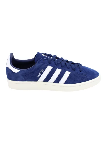 Sneakersy Adidas Campus zamszowe białe