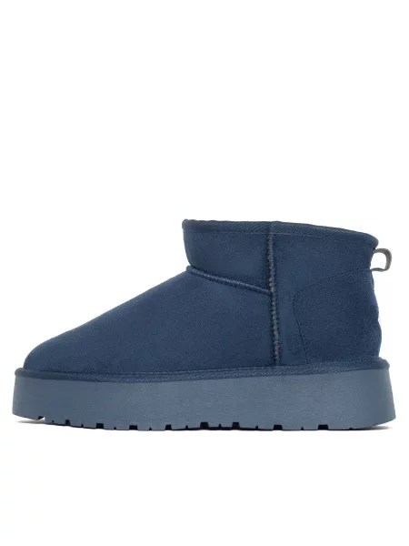 Island Boot Kozačky MILEY námořnická modř / světlemodrá