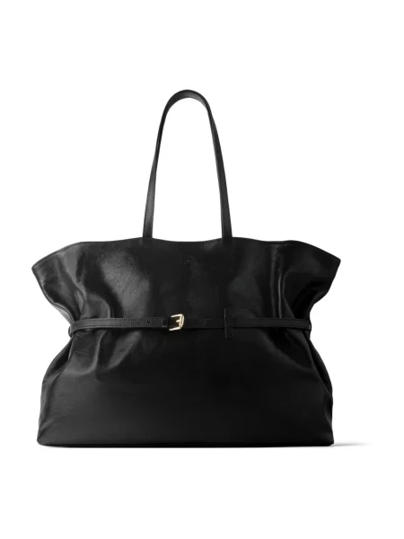 Shopperka L37 skórzana czarna