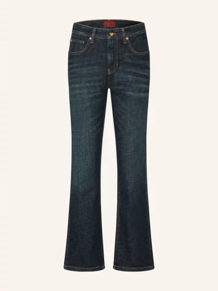 Cambio Jeansy Straight Gini blau